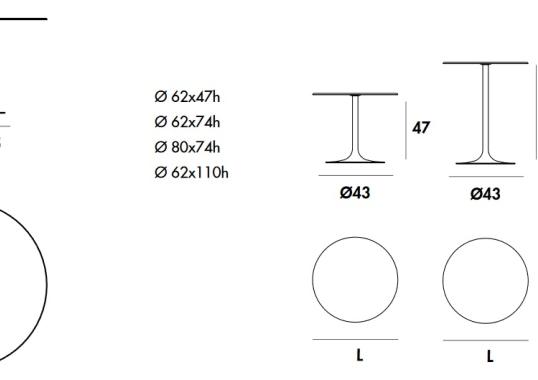 Стол Sovet Italia Flûte Wood image 2