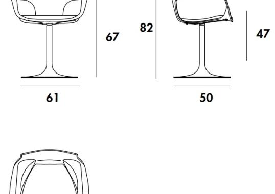 Стул Sovet Italia Flûte Chair image 2