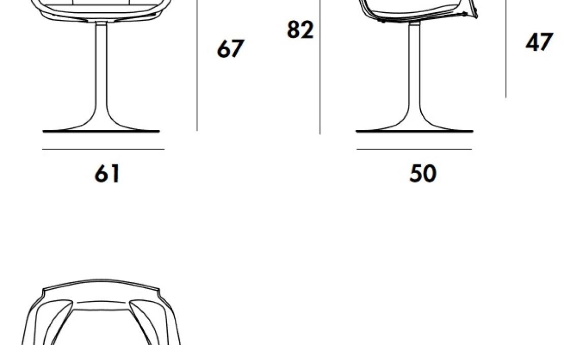 Стул от фабрики Sovet Italia модель Flûte 