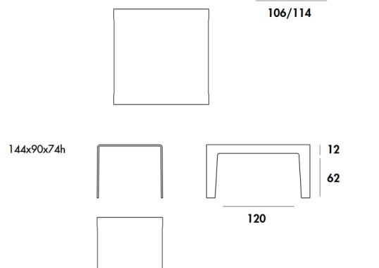 Стол Sovet Italia Frog image 2