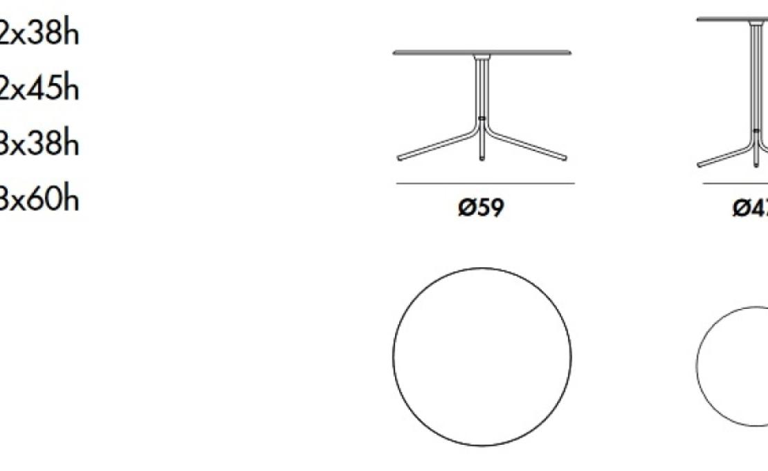Журнальный столик от фабрики Sovet Italia модель Genius Round 