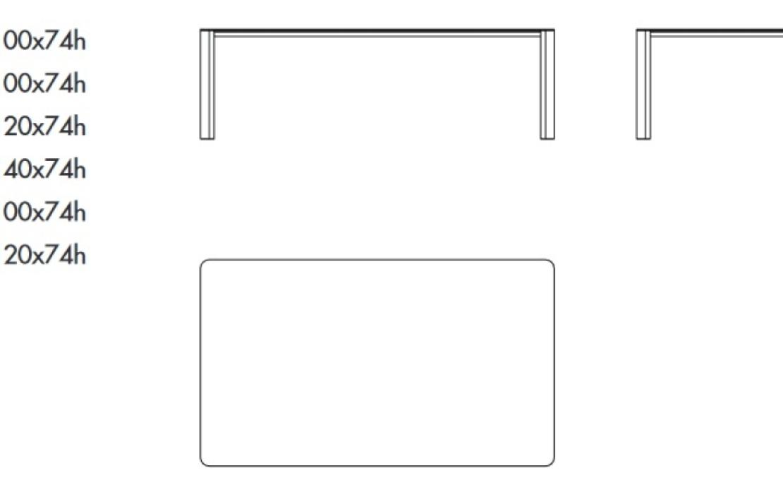 Стол от фабрики Sovet Italia модель Kodo Rectangular Table