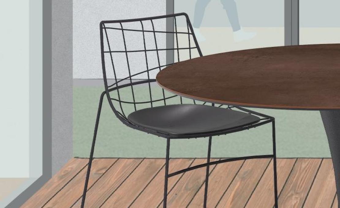 Уличный стул от фабрики Sovet Italia модель P8190