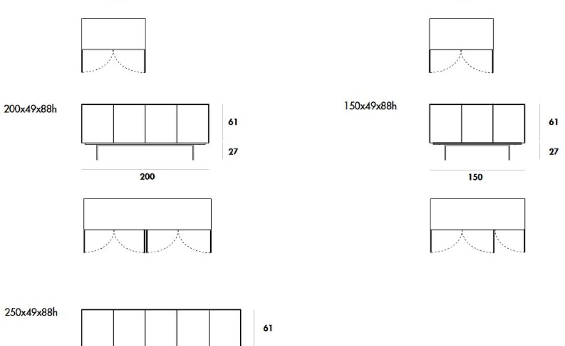 Сервант от фабрики Sovet Italia модель Magda Sideboard