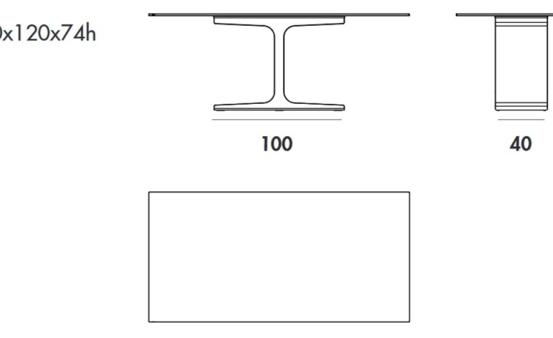 Стол от фабрики Sovet Italia модель Palace Wood Table