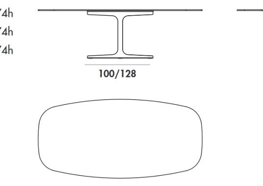 Стол Sovet Italia Palace Shaped image 2