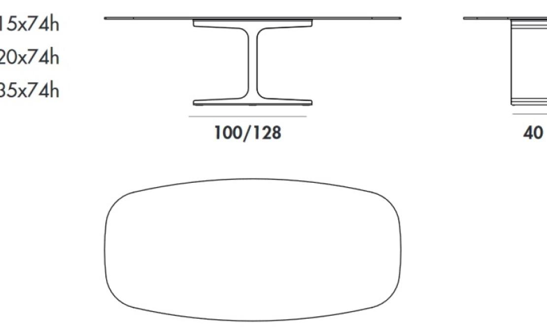 Стол от фабрики Sovet Italia модель Palace Shaped Table