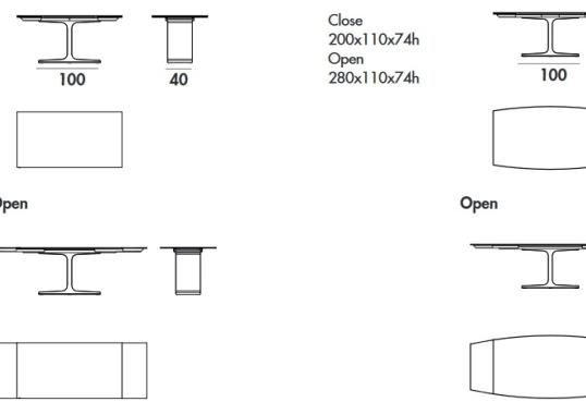 Стол Sovet Italia Palace Extensible image 2