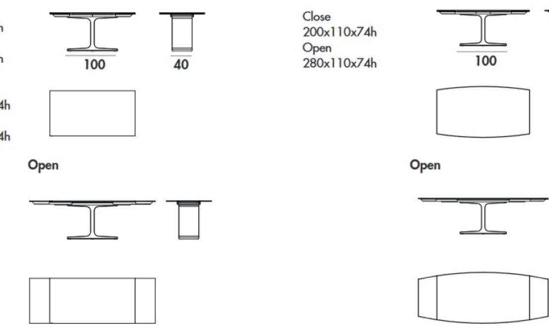 Стол от фабрики Sovet Italia модель Palace Extensible Table