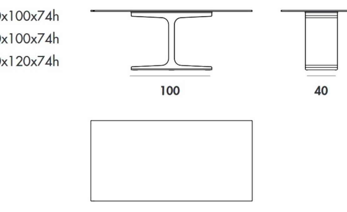 Стол от фабрики Sovet Italia модель Palace Rectangular Table