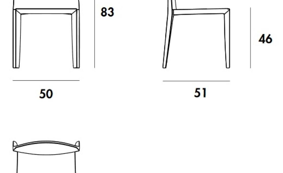 Стул от фабрики Sovet Italia модель Pura 