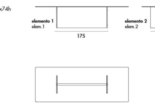 Стол Sovet Italia Regolo Double Base image 2