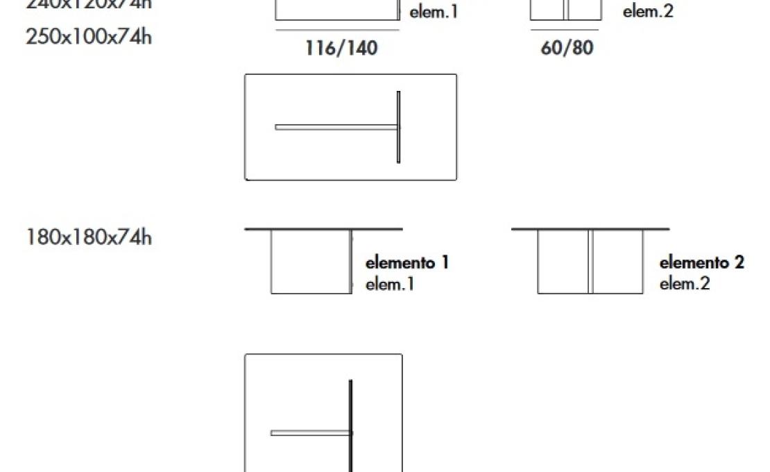 Стол от фабрики Sovet Italia модель Regolo Sovet Table