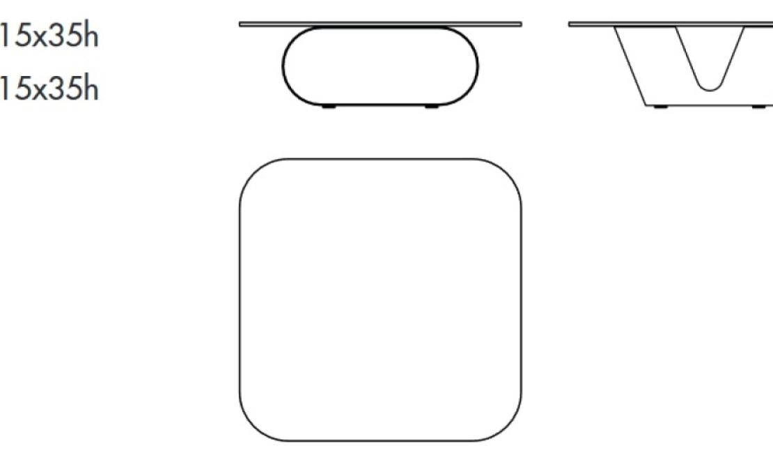 Журнальный столик от фабрики Sovet Italia модель Ring Sovet 
