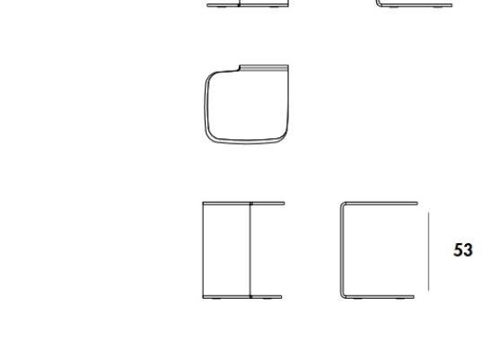 Журнальный столик Sovet Italia Shell Colour Coffee image 2