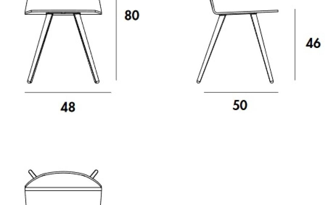 Стул от фабрики Sovet Italia модель Sila 