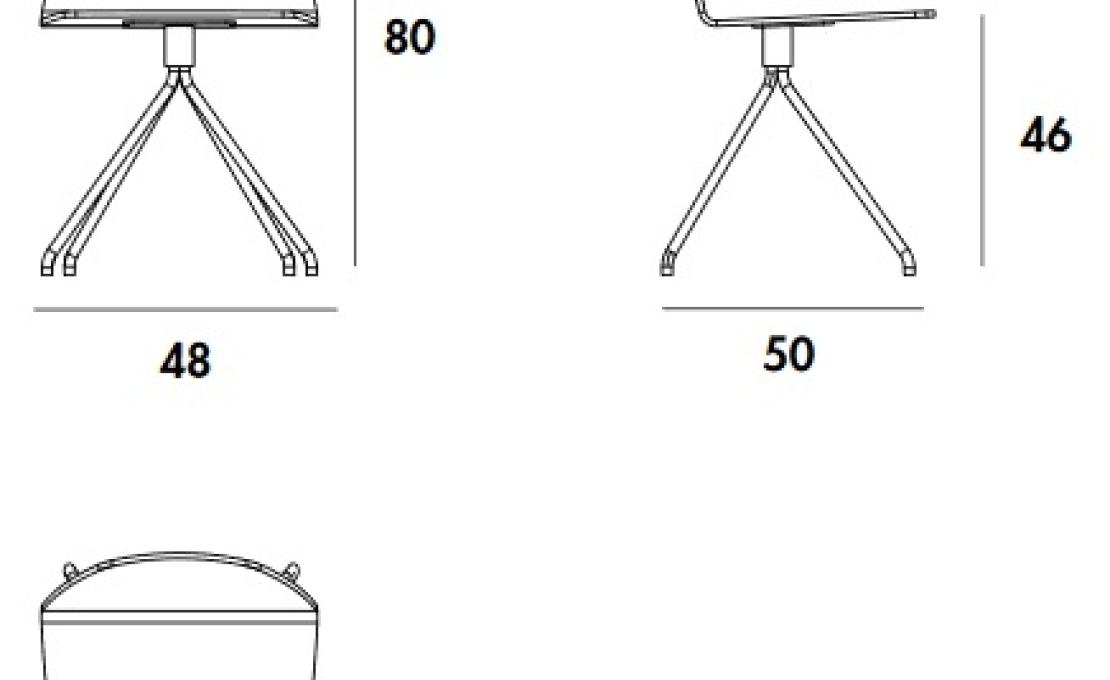 Стул от фабрики Sovet Italia модель Sila 