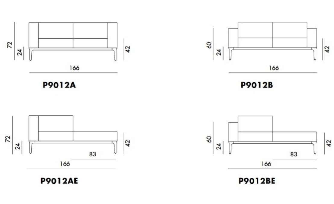 Диван от фабрики Sovet Italia модель Slim Sovet Sofa