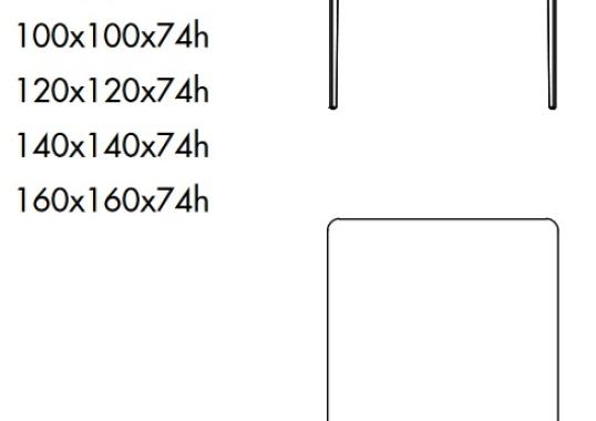 Стол Sovet Italia Slim Square image 2