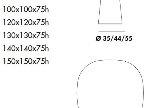 Стол Sovet Italia Totem Shaped image 2