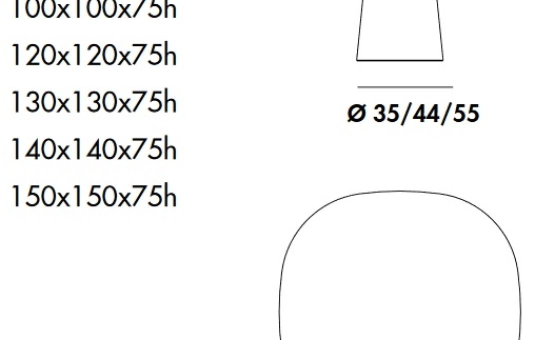 Стол от фабрики Sovet Italia модель Totem Shaped Table