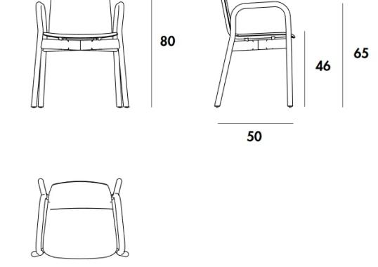 Кресло Sovet Italia Two Tone Small Armchair image 2